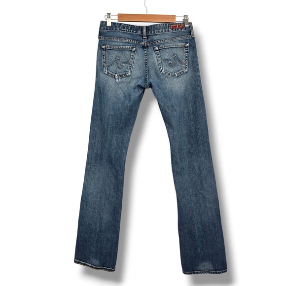 AG Adriano Goldschmied The Tomboy Boyfriend Fit Distressed Jeans Medium Wash - Picture 2 of 13